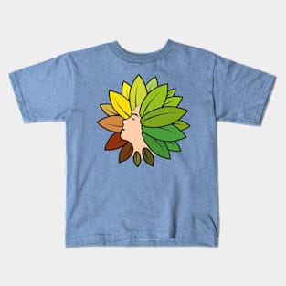 Floral Woman Head Logo II Kids T-Shirt